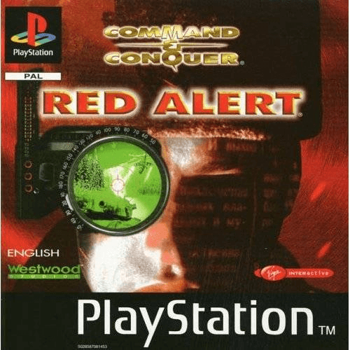 Command and Conquer Red Alert box art for Playstation